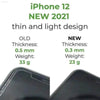 IPhone 12 screen protector comparison.