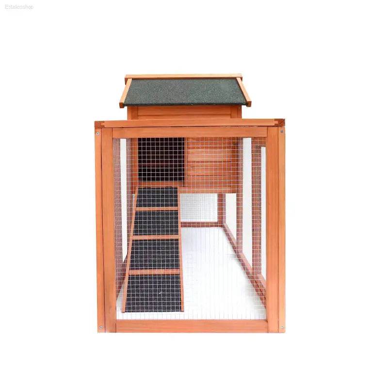 Easily-Assembled Wooden Rabbit House Chicken Coop Kennels - Estalios