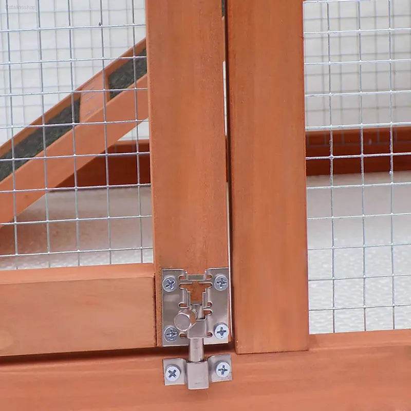 Easily-Assembled Wooden Rabbit House Chicken Coop Kennels - Estalios