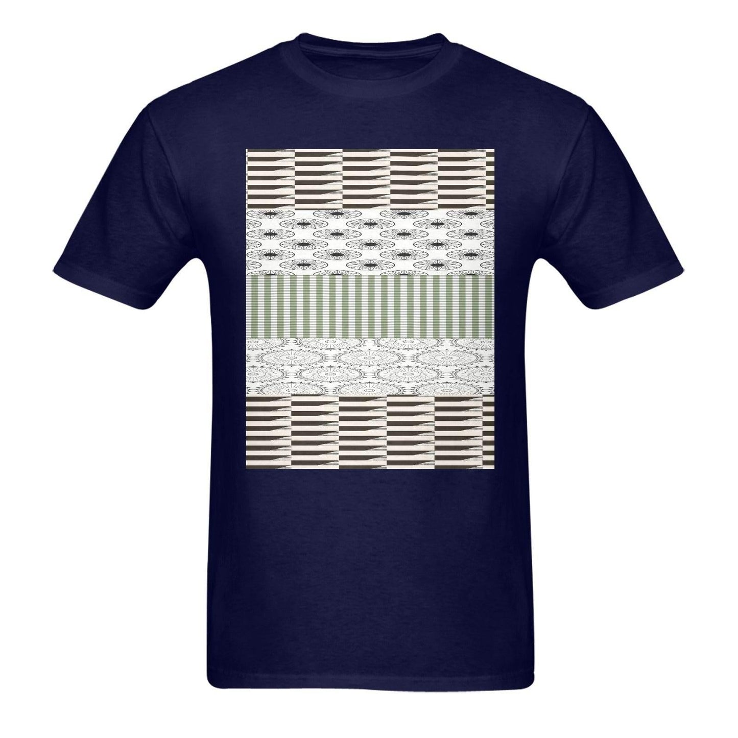Men Heavy Cotton T-Shirt Front Print Made in USA - Estalios