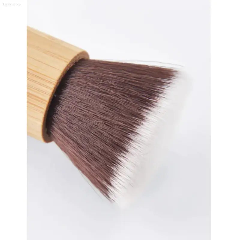 🌱 Eco-Friendly Glam – Women’s Flat Makeup Brush with Bamboo Handle | Effortless Application for Flawless Beauty
