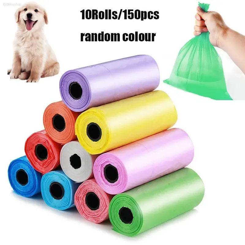 Eco-Friendly Leak-Proof Dog Poop Bags 10 Rolls 15 Count - Estalios