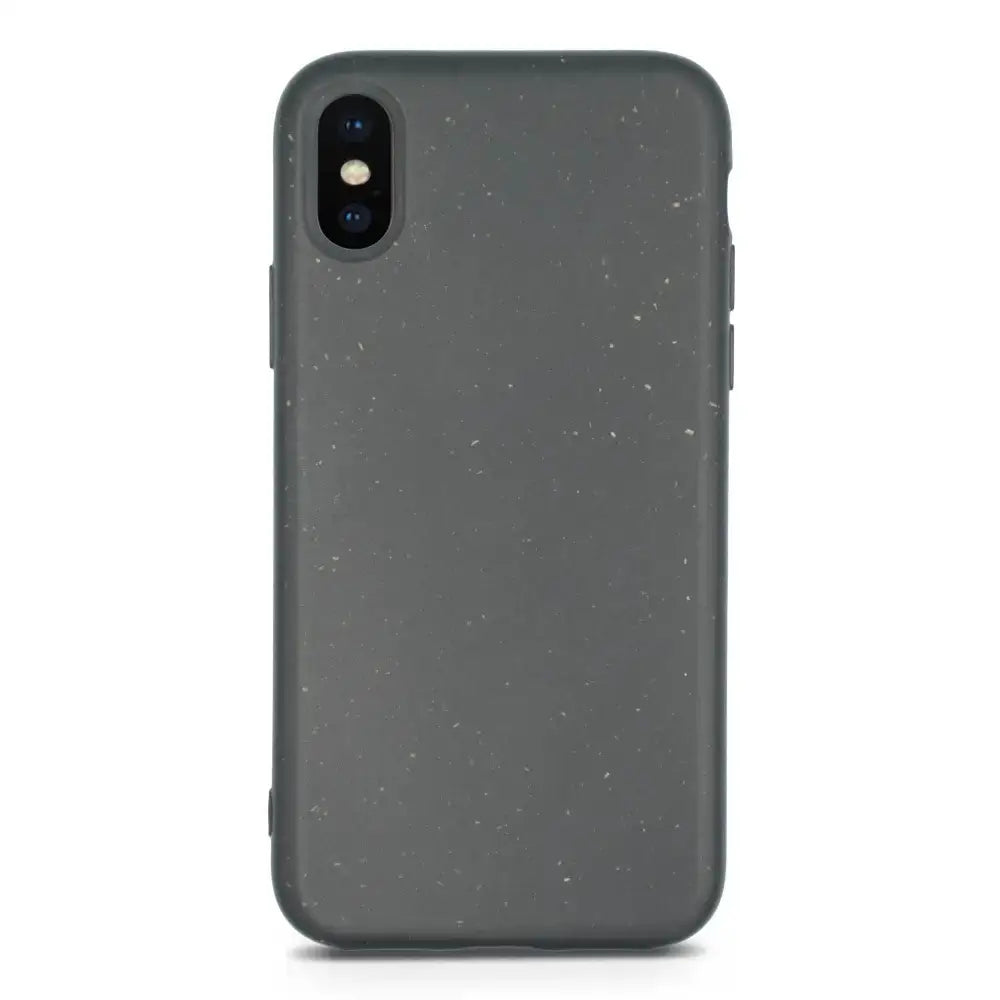 Gray Eco Speckled Dark Case for iPhone XS Max stylishly protects your Pro Max iPhone