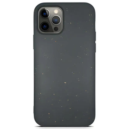 Gray Eco Speckled Dark Case for iPhone XS Max with camera cutout, perfect for your Pro Max iPhone