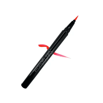 Electric Edge Black Eyeliner with Vibrant Orange Twist - Estalios