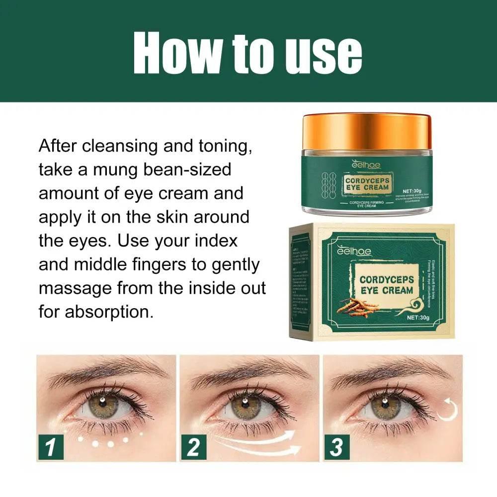 Cordyceps Eye Cream for Brightening Anti-Wrinkle Care - Estalios