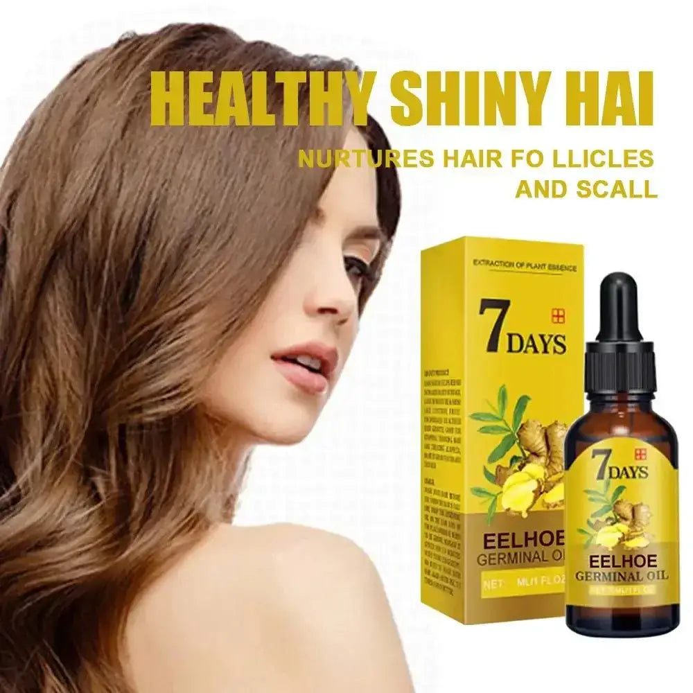 EELHOE Ginger Hair Growth Oil Natural for healthier, fuller hair and scalp nourishment