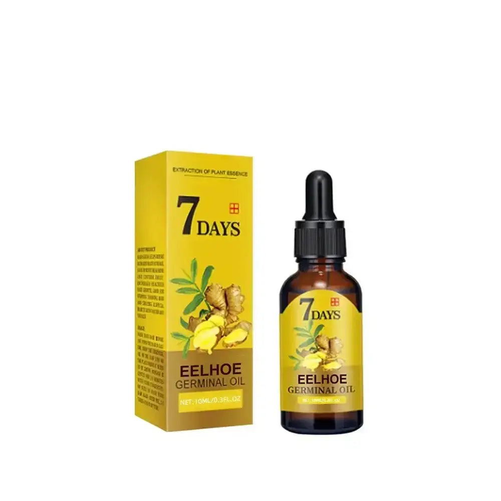 EELHOE Ginger Hair Growth Oil Natural showcasing EELHOE Germinal Oil for healthy hair