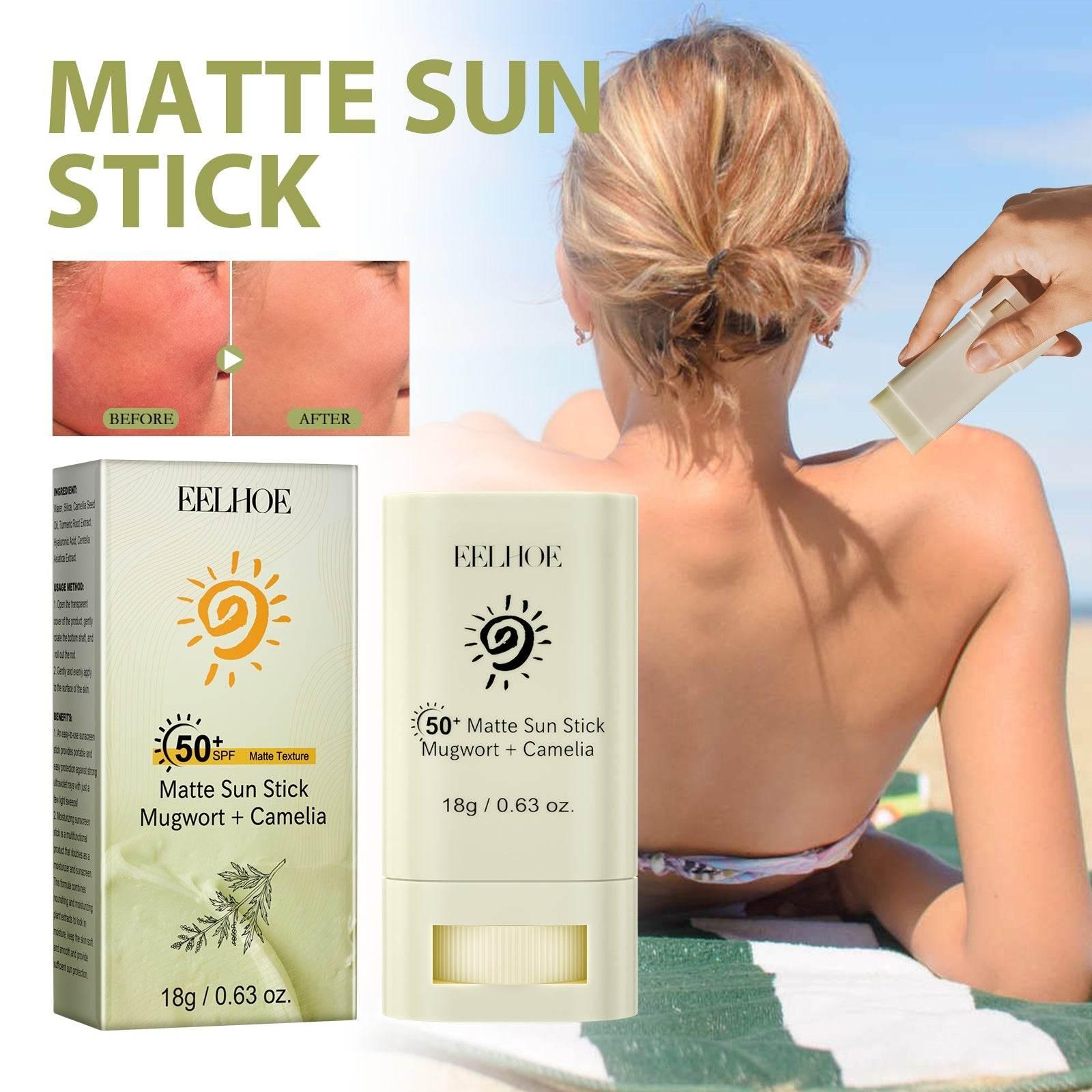 Mugwort Camelia Sun Shield: SPF 50 Matte Magic - Estalios