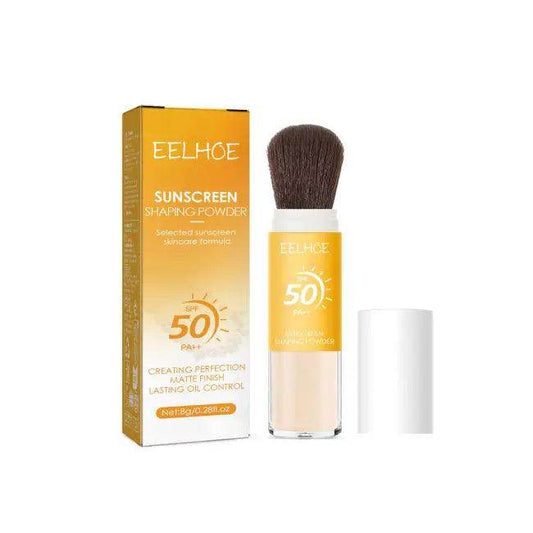 Eelhoe Setting Powder with Brush for All-Day Shine Control - Estalios