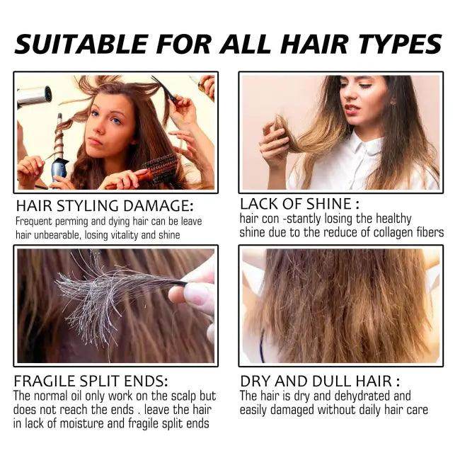 Eelhoe Shiny Hair Treatment Spray for Damaged Hair Repair - Estalios