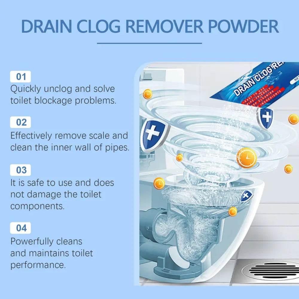 Effective Toilet Toilet Pipe Clog Remover Deodorant Solution - Estalios