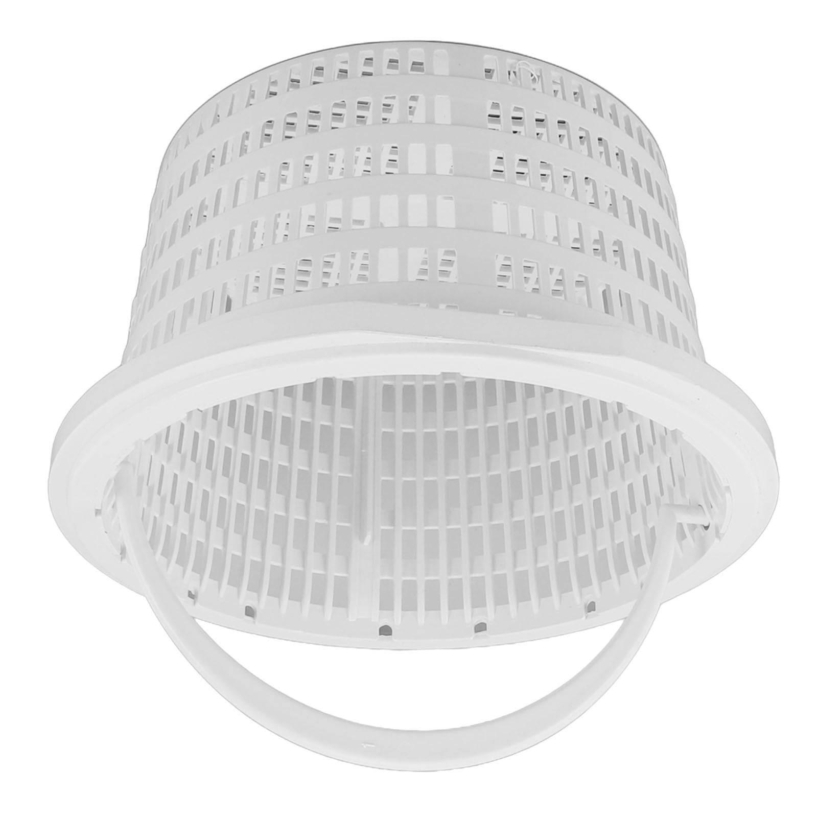 Pool Perfection: White Skimmer Basket! Okay, here's a product description for the White Skimmer Basket, following all your guidelines: - Estalios