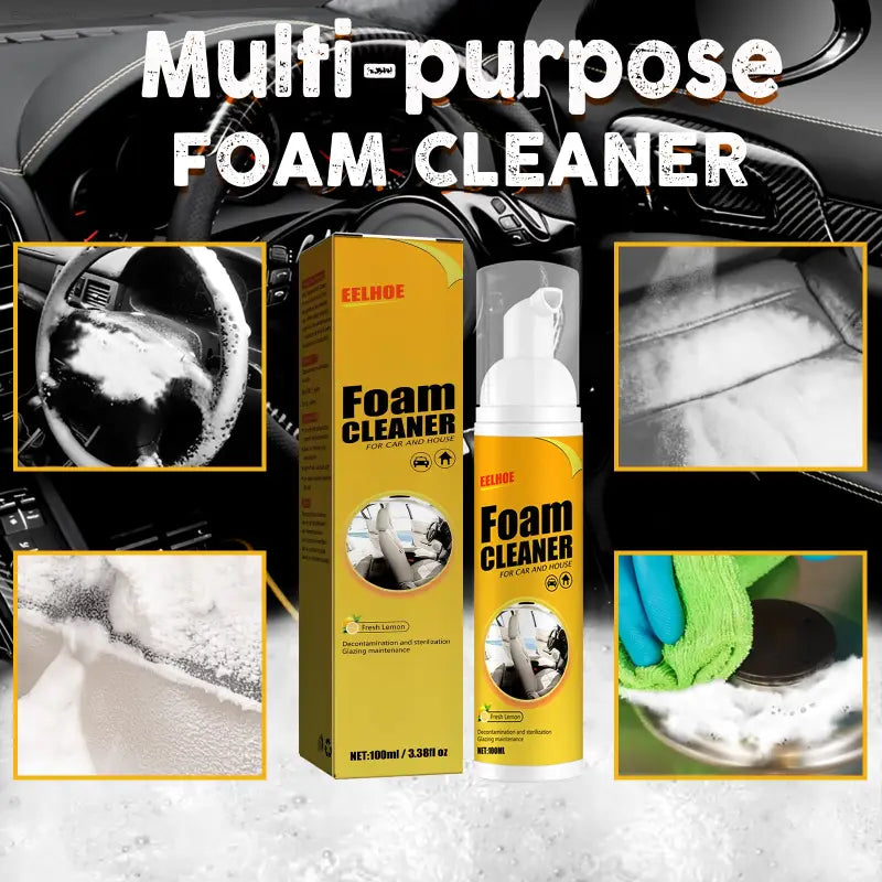 ✨ Effortless Clean – Multi-Functional Foam Cleaner | Perfect for Leather Seats and Interior Care - default title