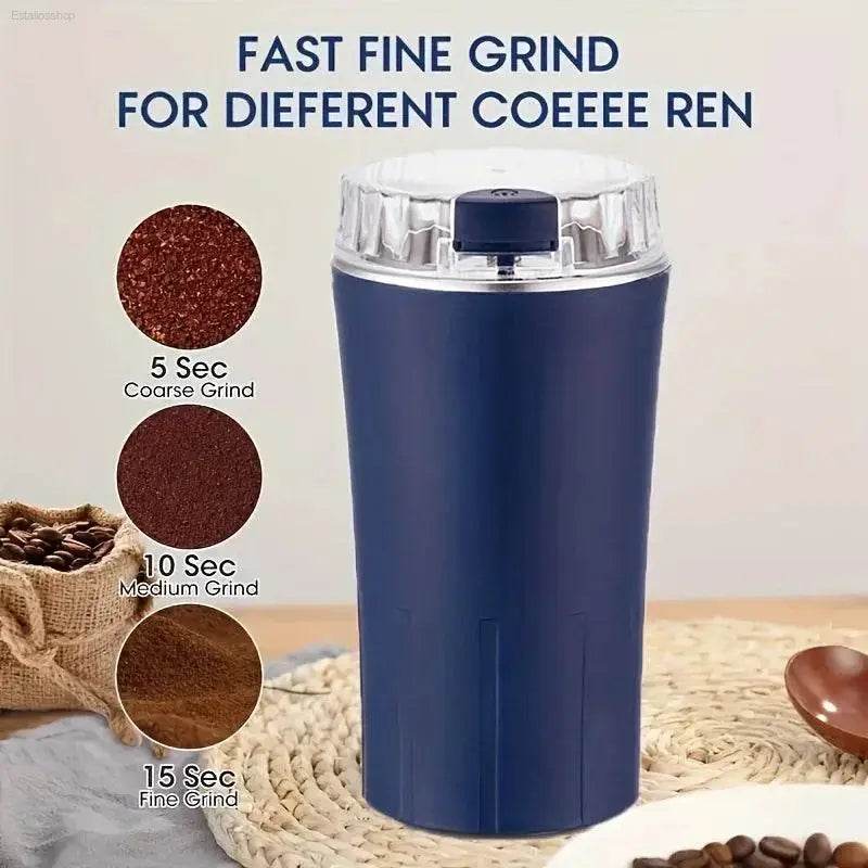 Electric Coffee Bean Grinder with One-Press Control Blender - Estalios