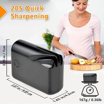Electric Knife Sharpener for Home, Quick Sharpening & Polishing - Estalios