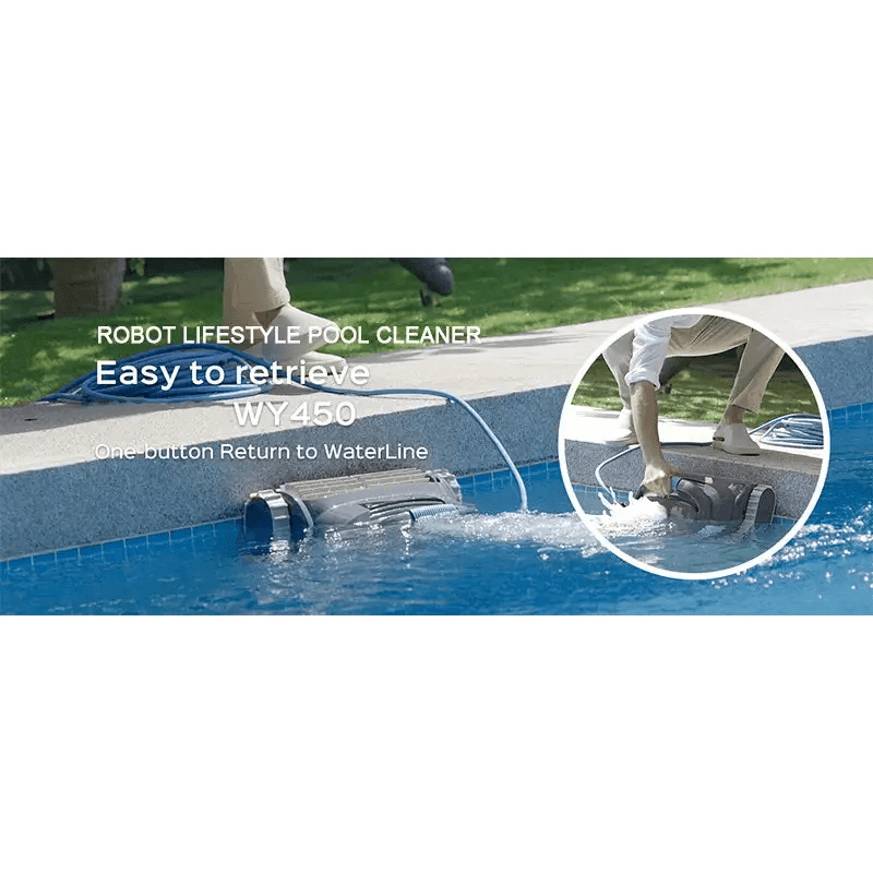Electric Robot Swimming Pool Cleaner WY450 with 18m Cable - Estalios