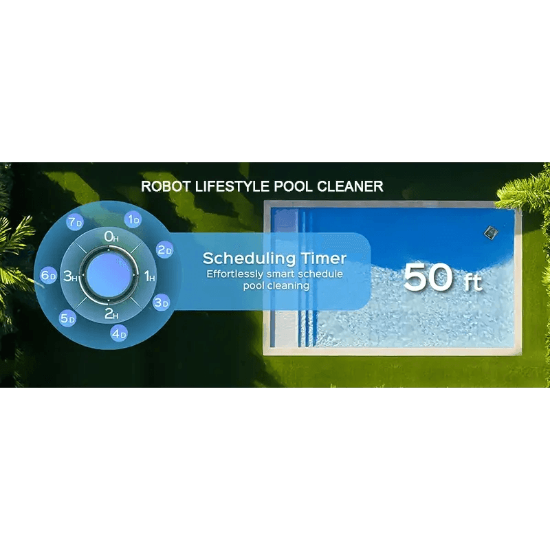 Electric Robot Swimming Pool Cleaner WY450 with 18m Cable - Estalios