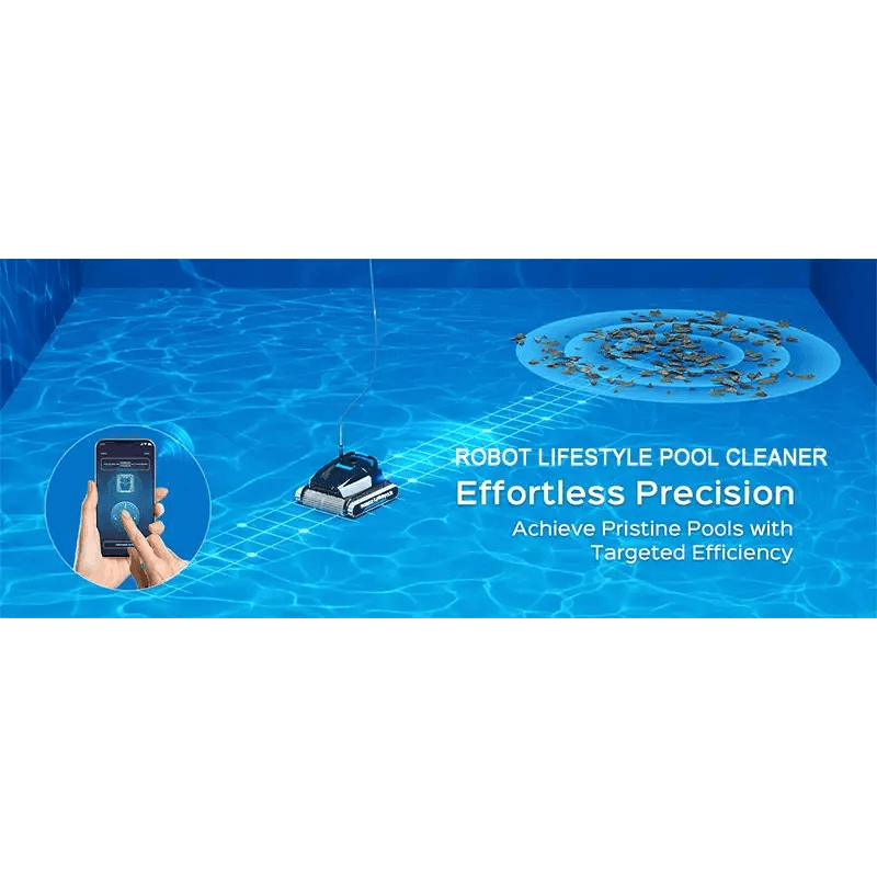 Electric Robot Swimming Pool Cleaner WY450 with 18m Cable - Estalios