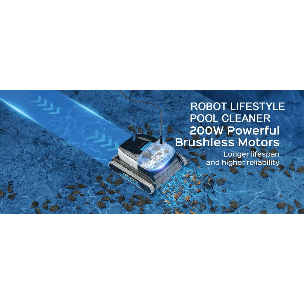 Electric Robot Swimming Pool Cleaner WY450 with 18m Cable - Estalios
