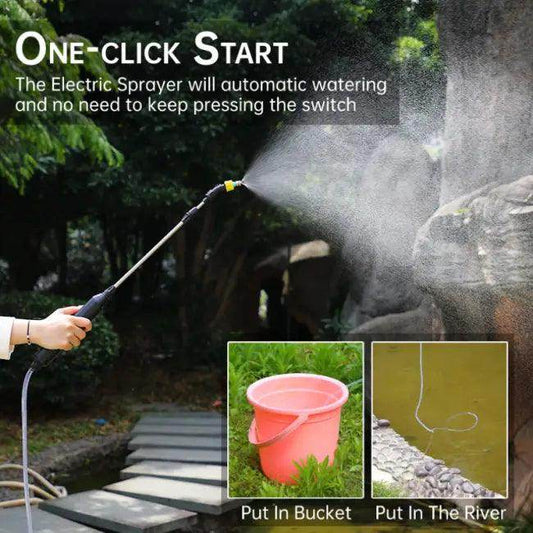 Electric Sprayer with Brass Nozzle for Effortless Gardening - Estalios