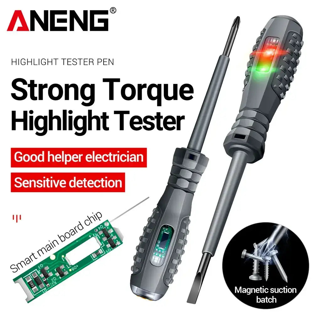 Electric tester screwdriver from the Electrifying Magnetic Screwdriver Set with Neon Bulb Indicator