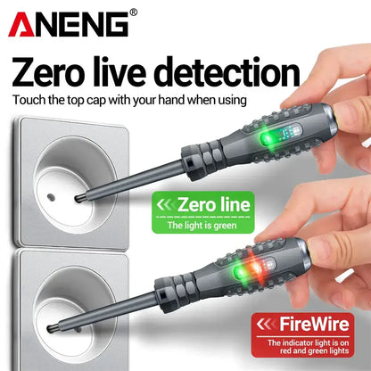 Electrifying Magnetic Screwdriver with Neon Bulb Indicator for safe voltage testing