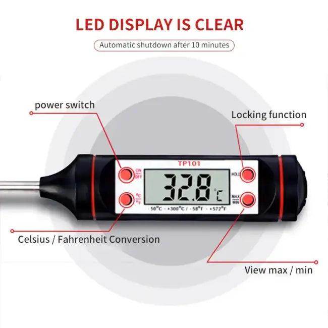 Sizzle in Style with the Ultimate Digital Food Thermometer - Estalios