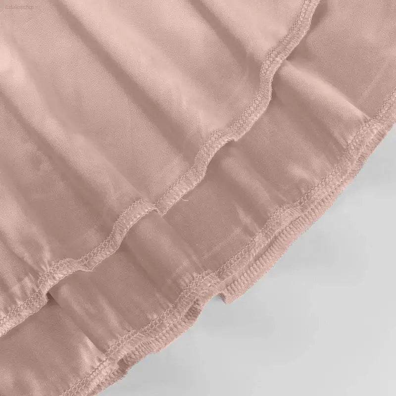 Elegant Backless Silk And Satin Ladies' Mini Dress - Estalios