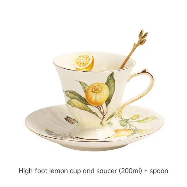 Lemon Bliss Tea Set Elevate Your Tea Time Experience - Estalios