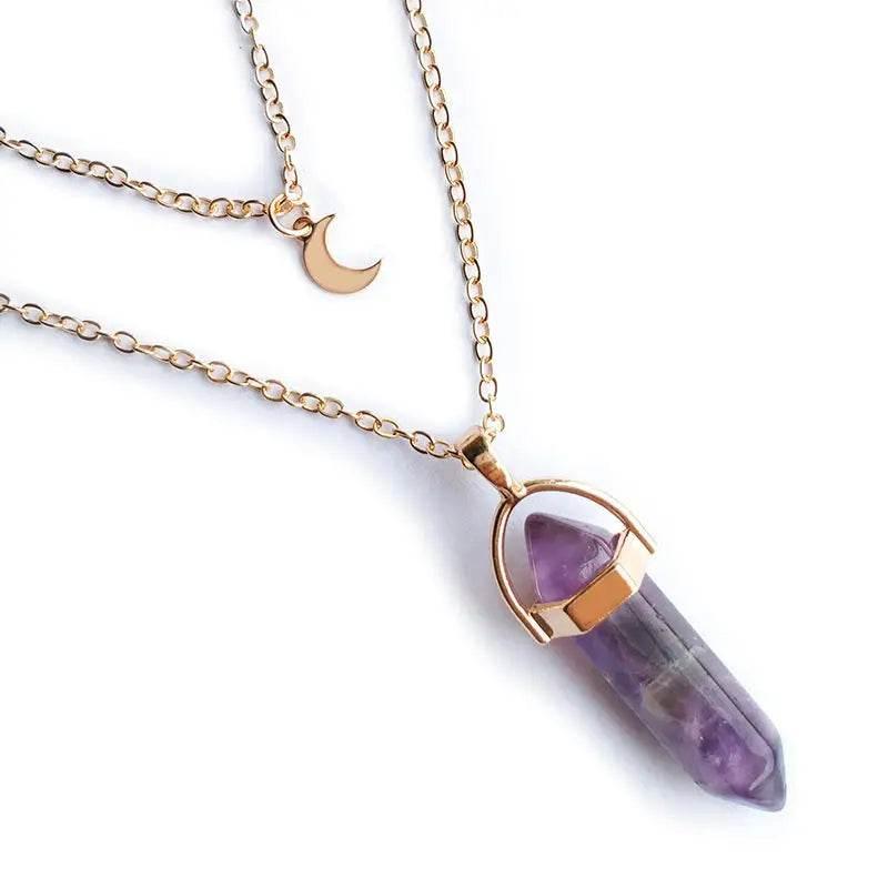 Celestial Dreamscape Layered Necklace - Estalios