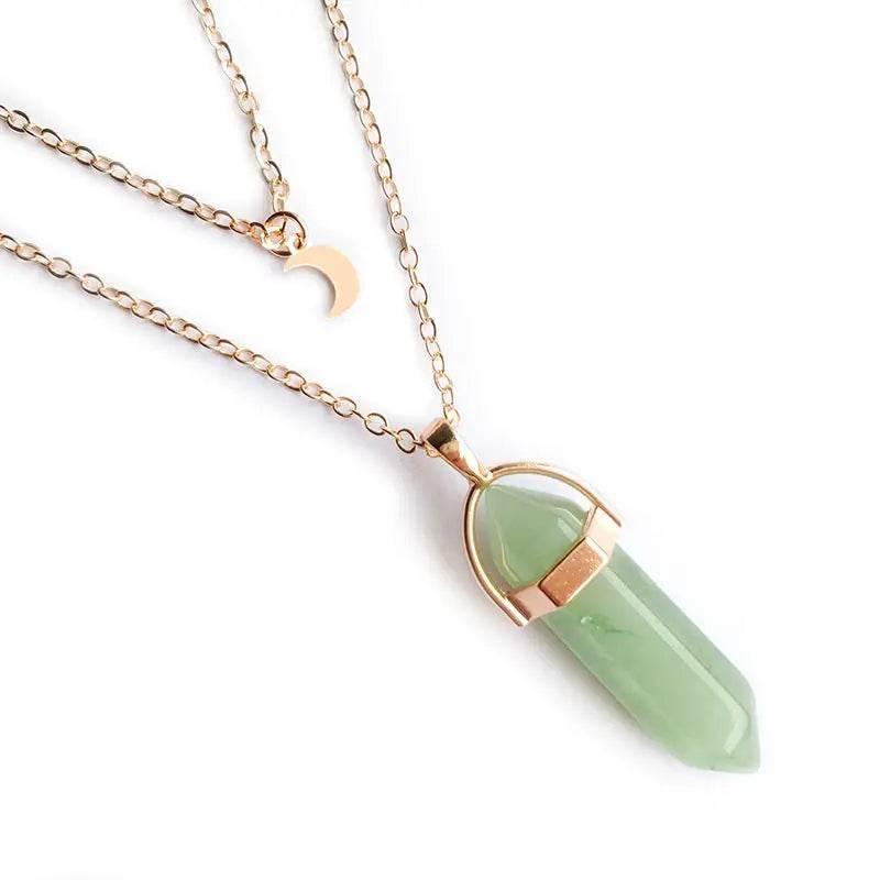 Celestial Dreamscape Layered Necklace - Estalios