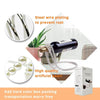Elegant Pearl Necklace Stainless Steel Wine Rack Holder - Estalios