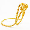 Elegant Pearl Necklace Stainless Steel Wine Rack Holder - Estalios