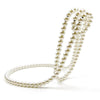 Elegant Pearl Necklace Stainless Steel Wine Rack Holder - Estalios