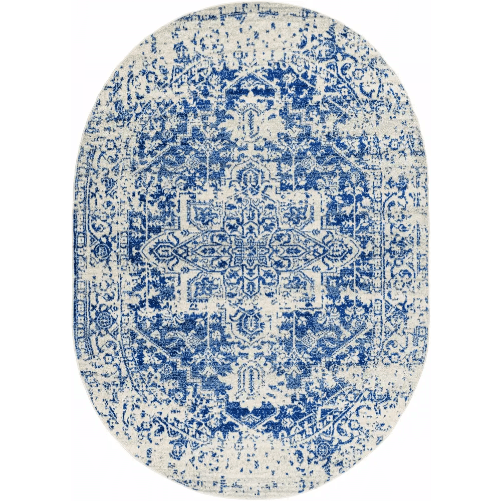 Elegant Rachel Navy Area Rug for Timeless Style - Estalios