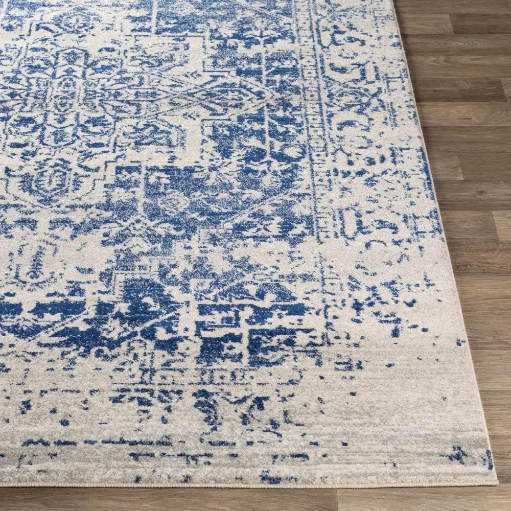 Elegant Rachel Navy Area Rug for Timeless Style - Estalios