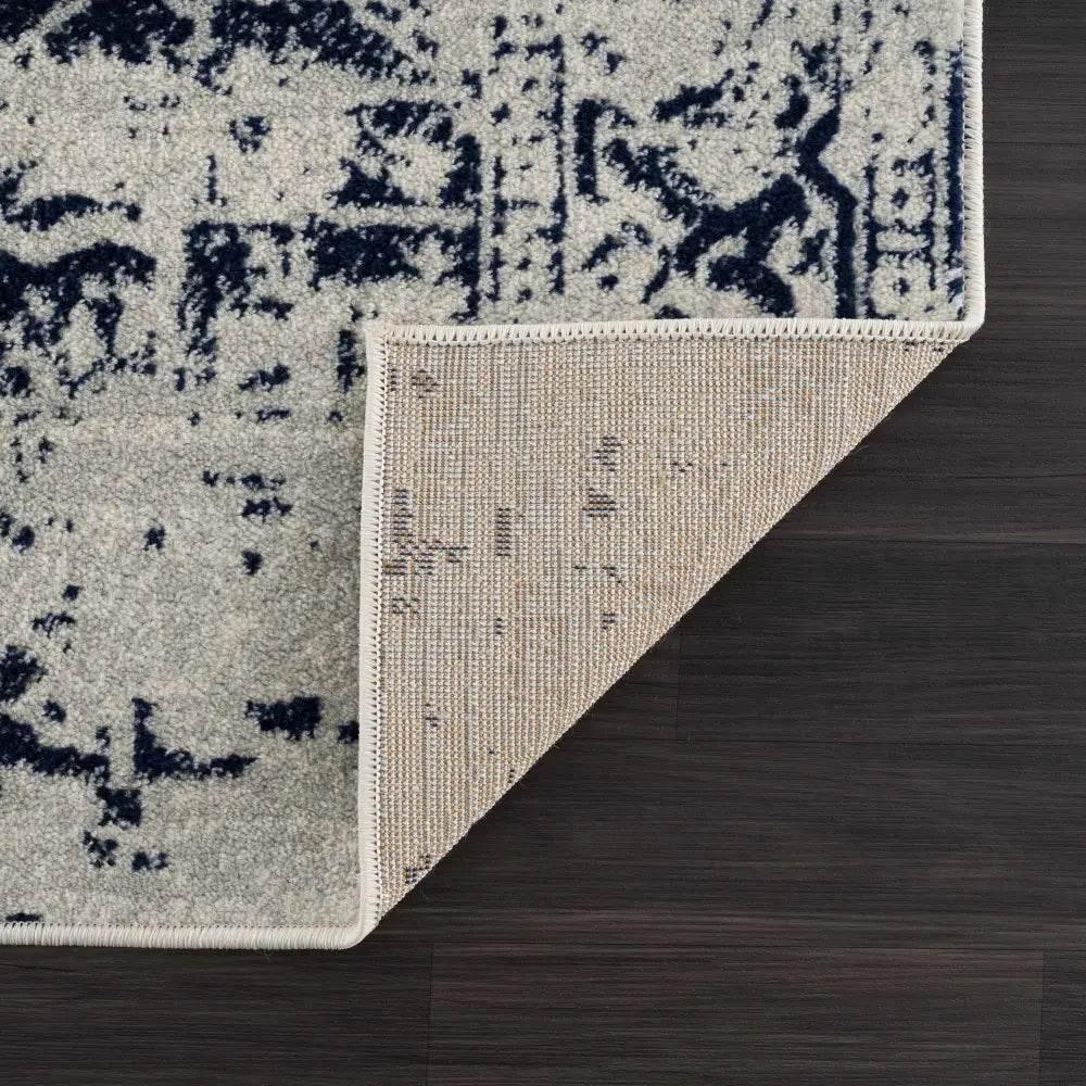 Elegant Rachel Navy Area Rug for Timeless Style - Estalios