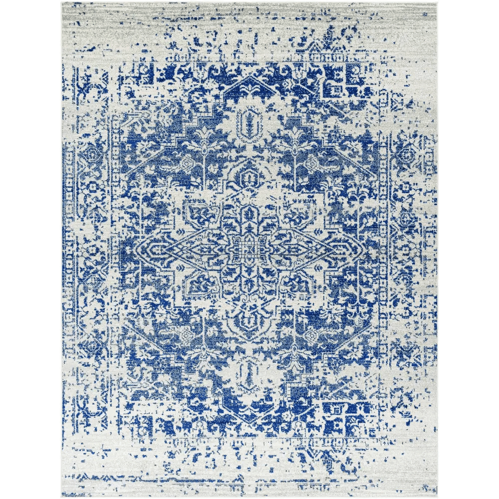 Elegant Rachel Navy Area Rug for Timeless Style - Estalios