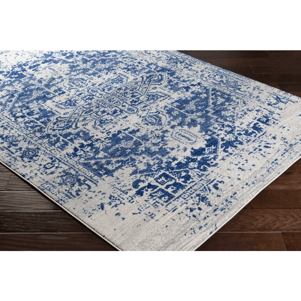 Elegant Rachel Navy Area Rug for Timeless Style - Estalios
