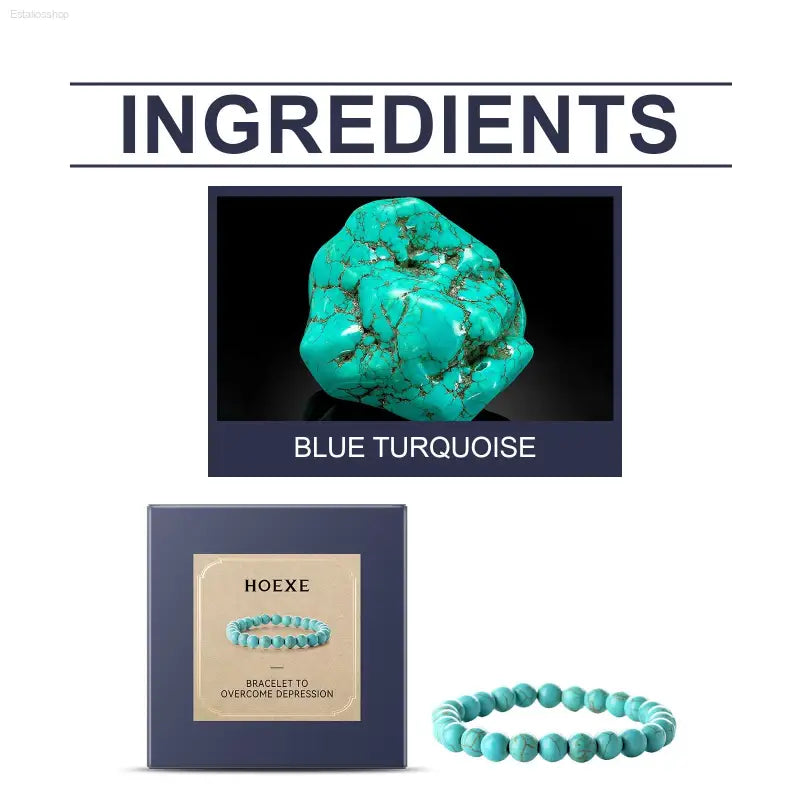 Elegant Turquoise Bracelet with Mood-Enhancing Properties for Stylish Women eprolo  EstaliosShop