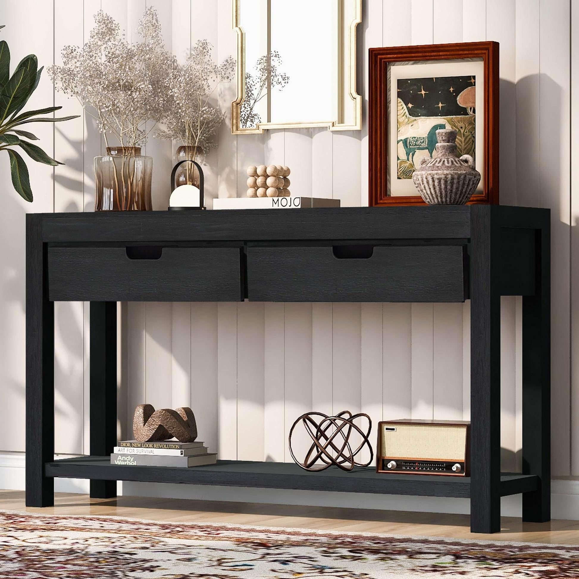Unleash Dark Elegance: Console Tables Await! Okay, here's a product description, SEO-rich and all: Elevate - Estalios