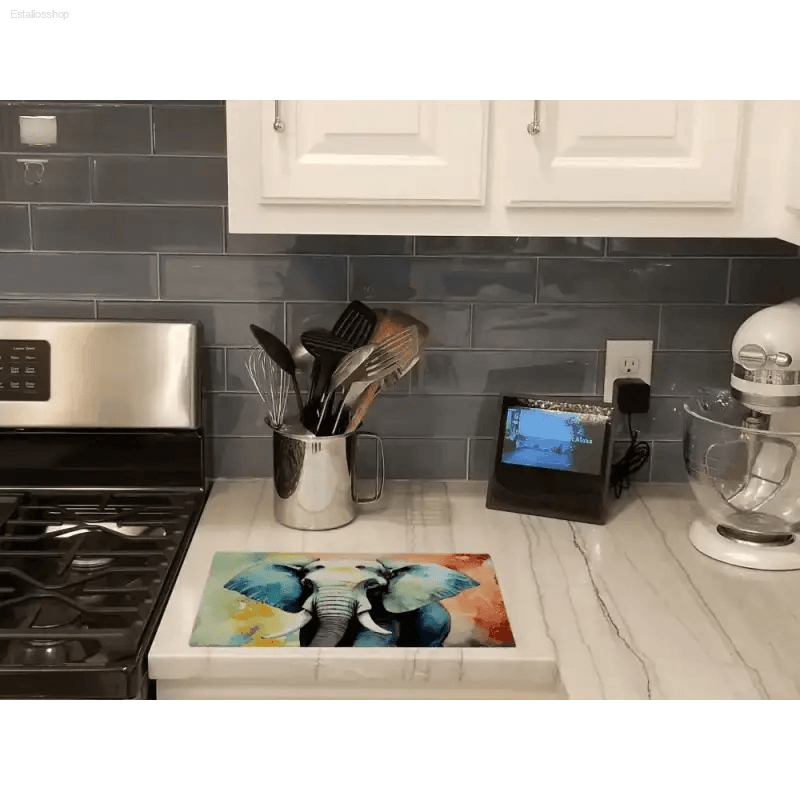 Elephantastic Watercolor Cutting Board! - Estalios