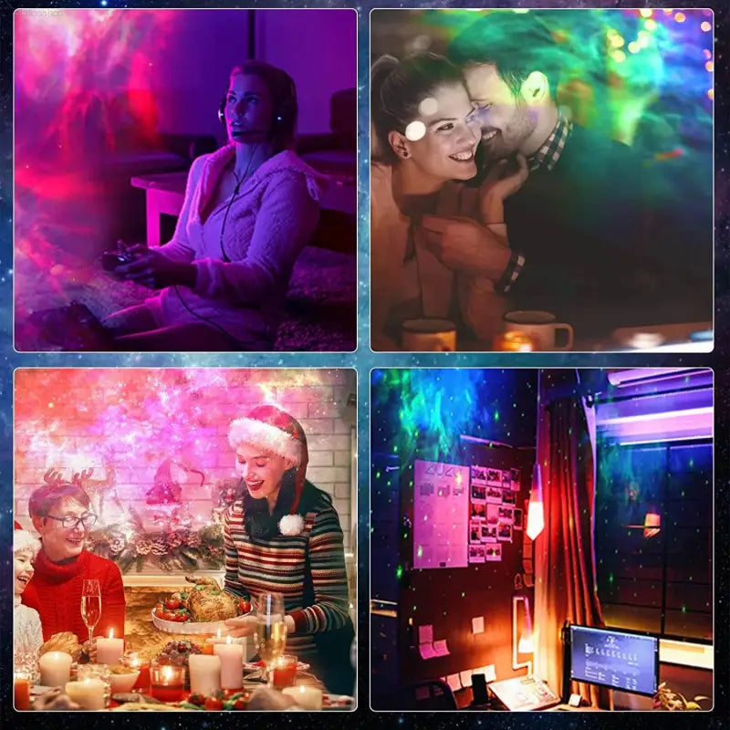 Enchanting Astronaut Night Light Projector - 8 Color LED Nebula with Remote & Timer for Kids' Rooms, Perfect for Game Room Decor & Magical Birthday/Christmas Gifts - Estalios