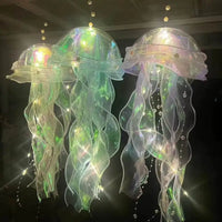 Enchanting Jellyfish Lantern - LED Night Light for a Dreamy Atmosphere, Perfect for Home Decor and Photo Props - Estalios