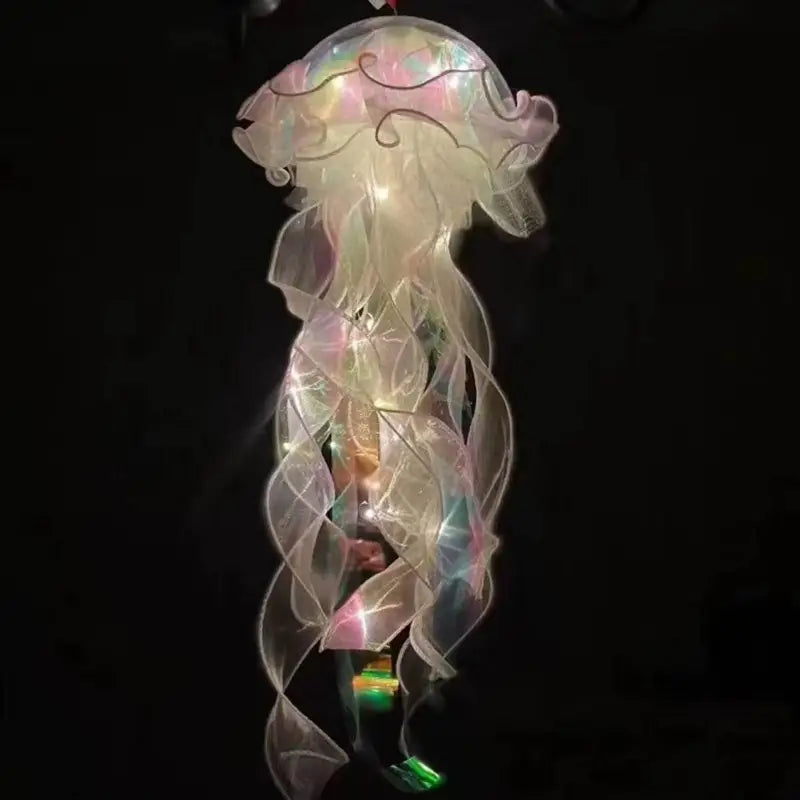 Enchanting Jellyfish Lantern - LED Night Light for a Dreamy Atmosphere, Perfect for Home Decor and Photo Props - Estalios