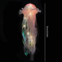 Enchanting Jellyfish Lantern - LED Night Light for a Dreamy Atmosphere, Perfect for Home Decor and Photo Props - Estalios