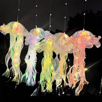 Enchanting Jellyfish Lantern - LED Night Light for a Dreamy Atmosphere, Perfect for Home Decor and Photo Props - Estalios
