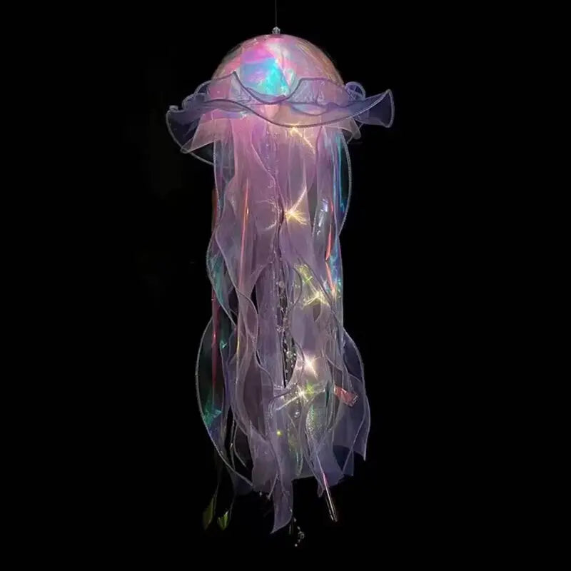 Enchanting Jellyfish Lantern - LED Night Light for a Dreamy Atmosphere, Perfect for Home Decor and Photo Props - Estalios