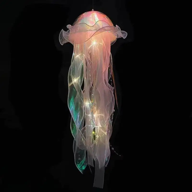 Enchanting Jellyfish Lantern - LED Night Light for a Dreamy Atmosphere, Perfect for Home Decor and Photo Props - Estalios